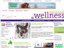 Tablet Screenshot of nutritionalwellness.com